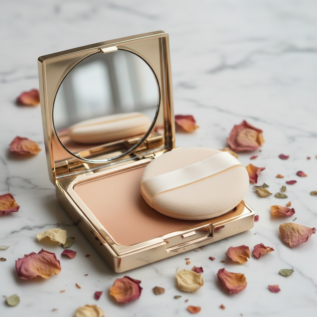 Gold Compact Pressed Powder — 10g