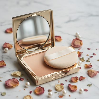 Gold Compact Pressed Powder — 10g