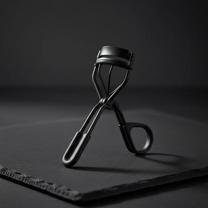 Variant 3 – Matte Black eyelash curler on slate