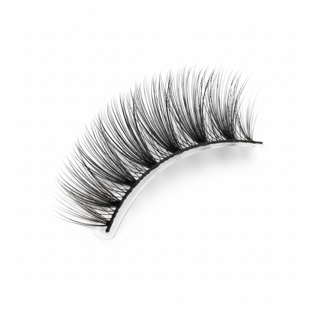 Close-up macro view – lash fiber and band detail