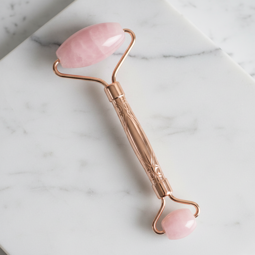 Close-up top view – roller head and frame detail
