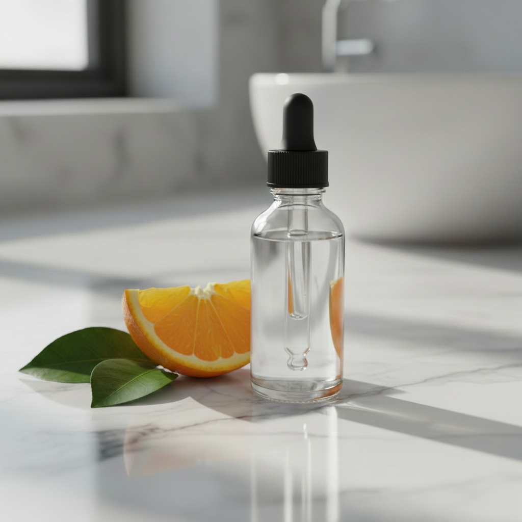 Variant 1 – Amber Brown serum bottle